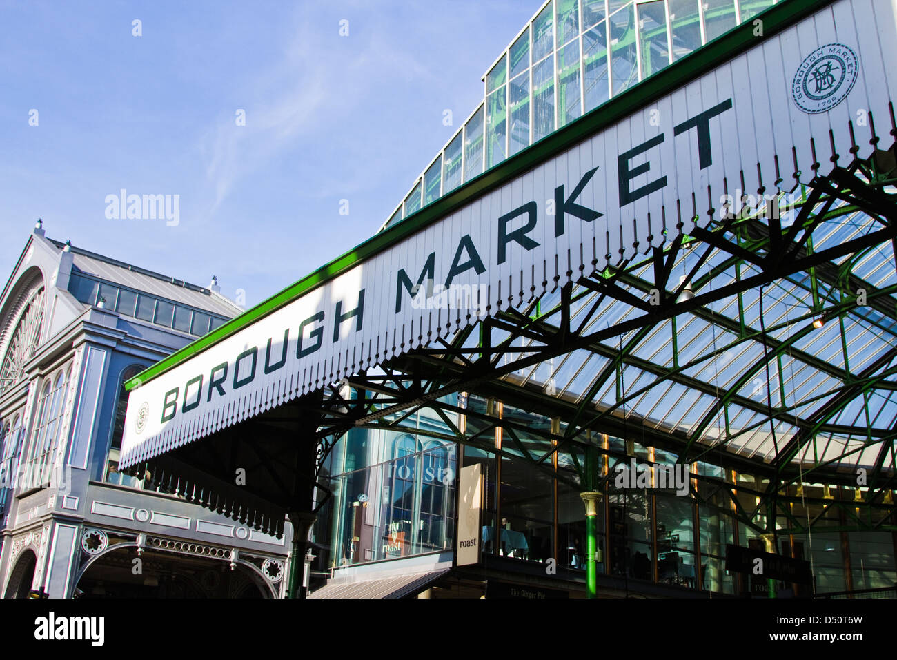 Borough market Stock Photo