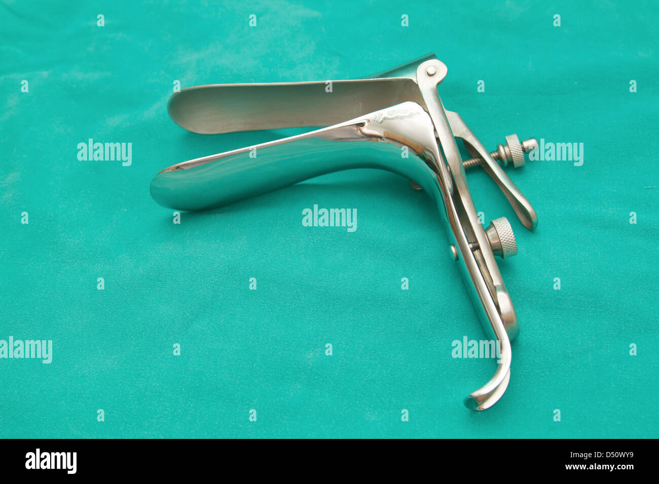 Medical equipment ,Gynecologic Speculum Stock Photo Alamy