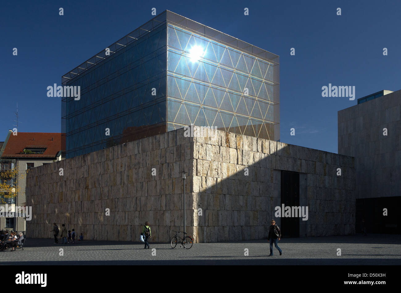 Munich, Germany, Munich Jewish center at Sankt-Jakobs-Platz Stock Photo ...