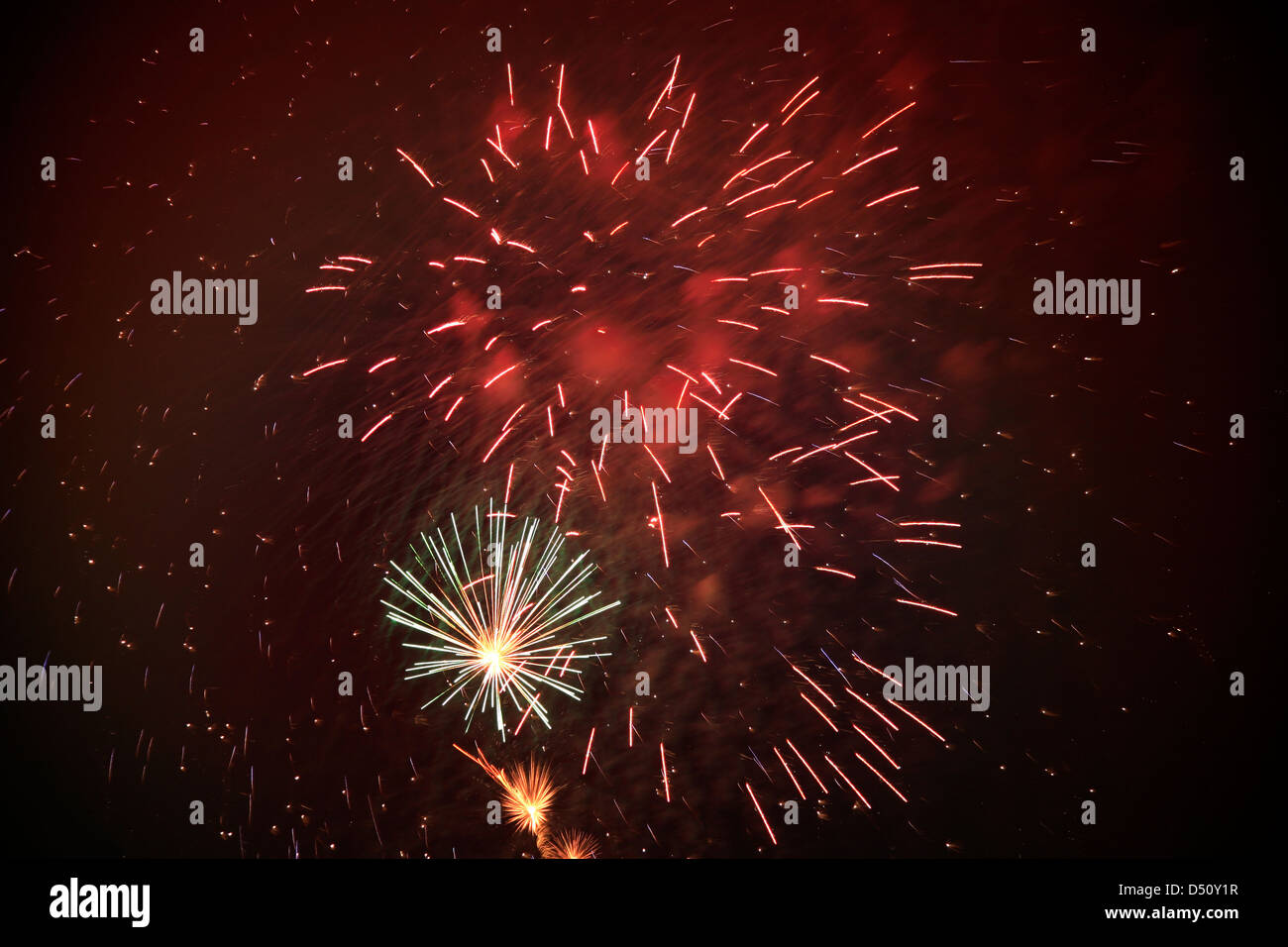 Generic fireworks display Stock Photo - Alamy