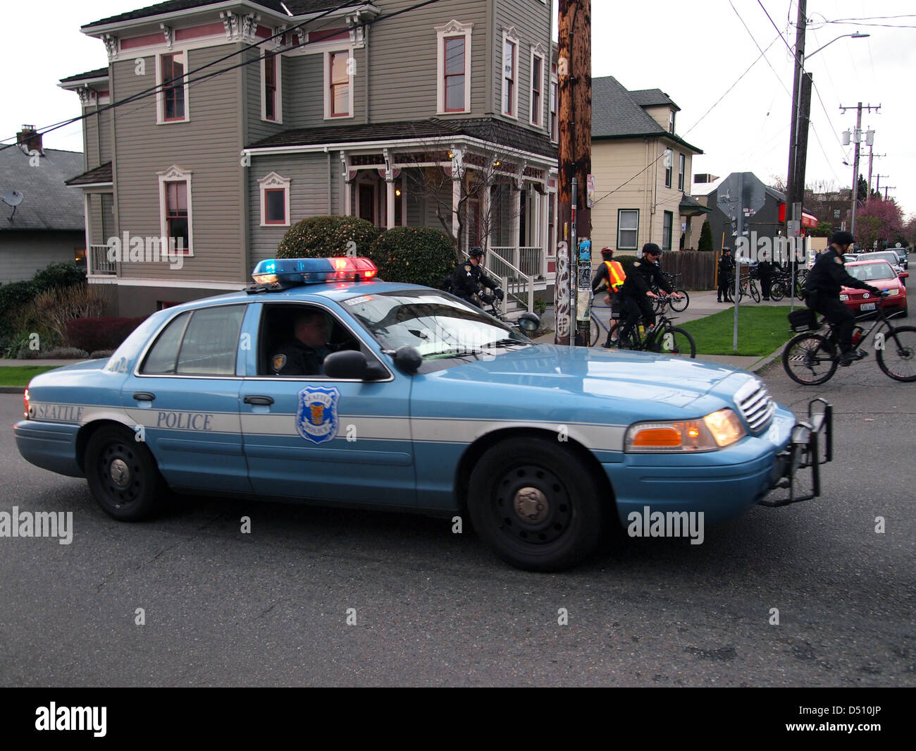 Seattle police car hi-res stock photography and images - Alamy