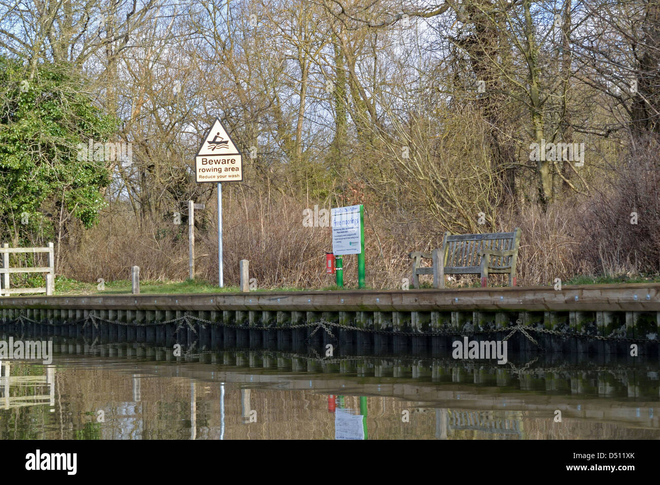 Broads Authority 24 hour moorings at Brundall Church Fen on the River