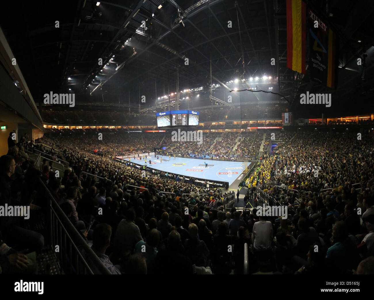 Berlin, Germany, Interior of the O2 World Arena Stock Photo