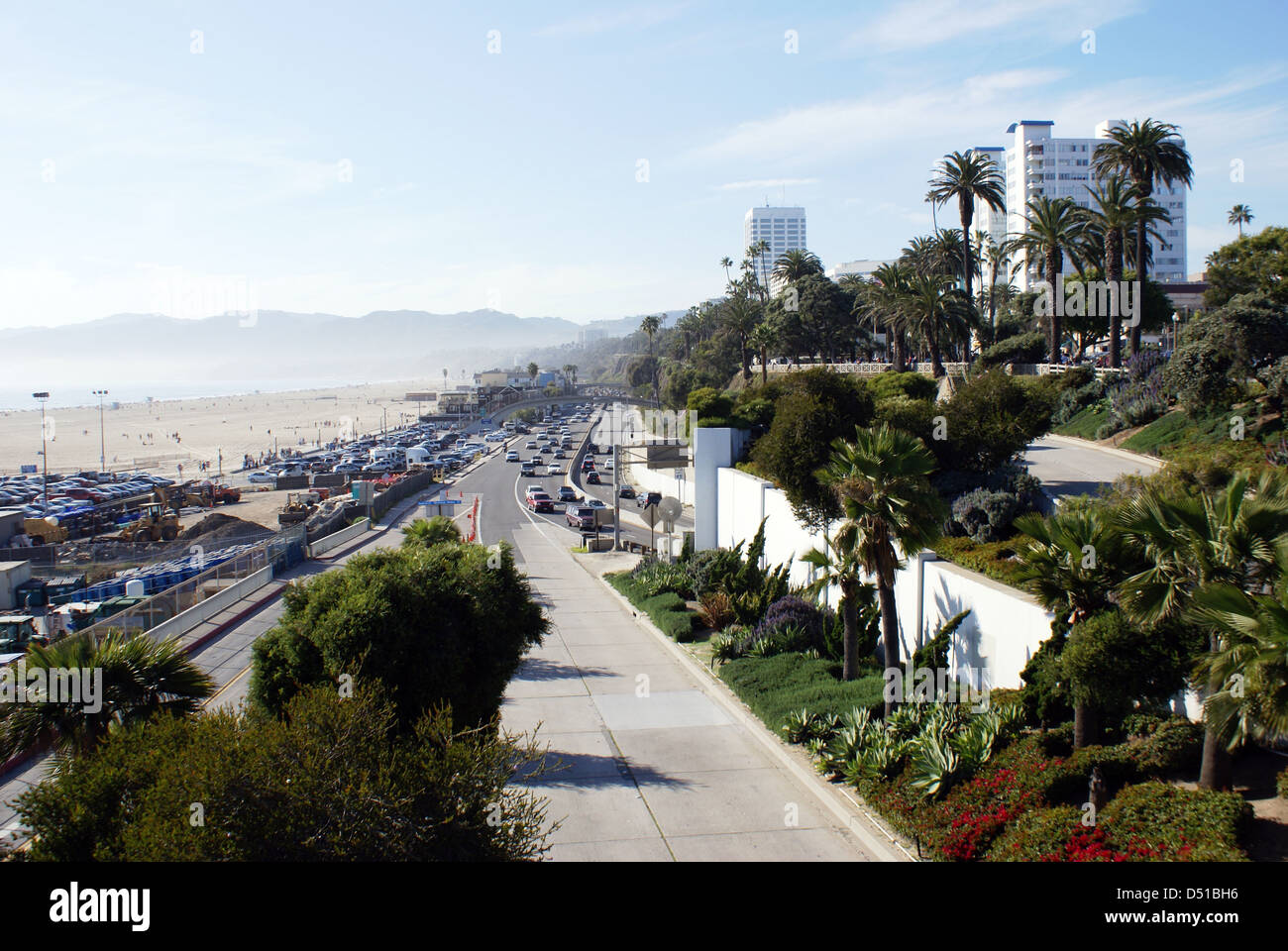 Pacific Coast Highway in Santa Monica Stock Photo - Alamy