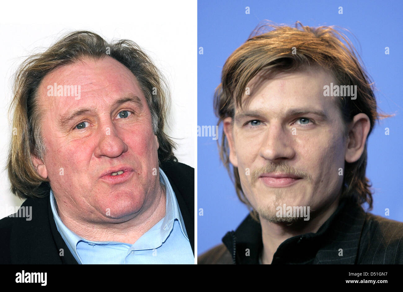 A Picture Combo Made Of File Pictures Of French Actor Gerard Depardieu L 01 December 10 And His Son Guillaume Depardieu R 15 February 07 Guillaume Who Died In 08 Did Drugs