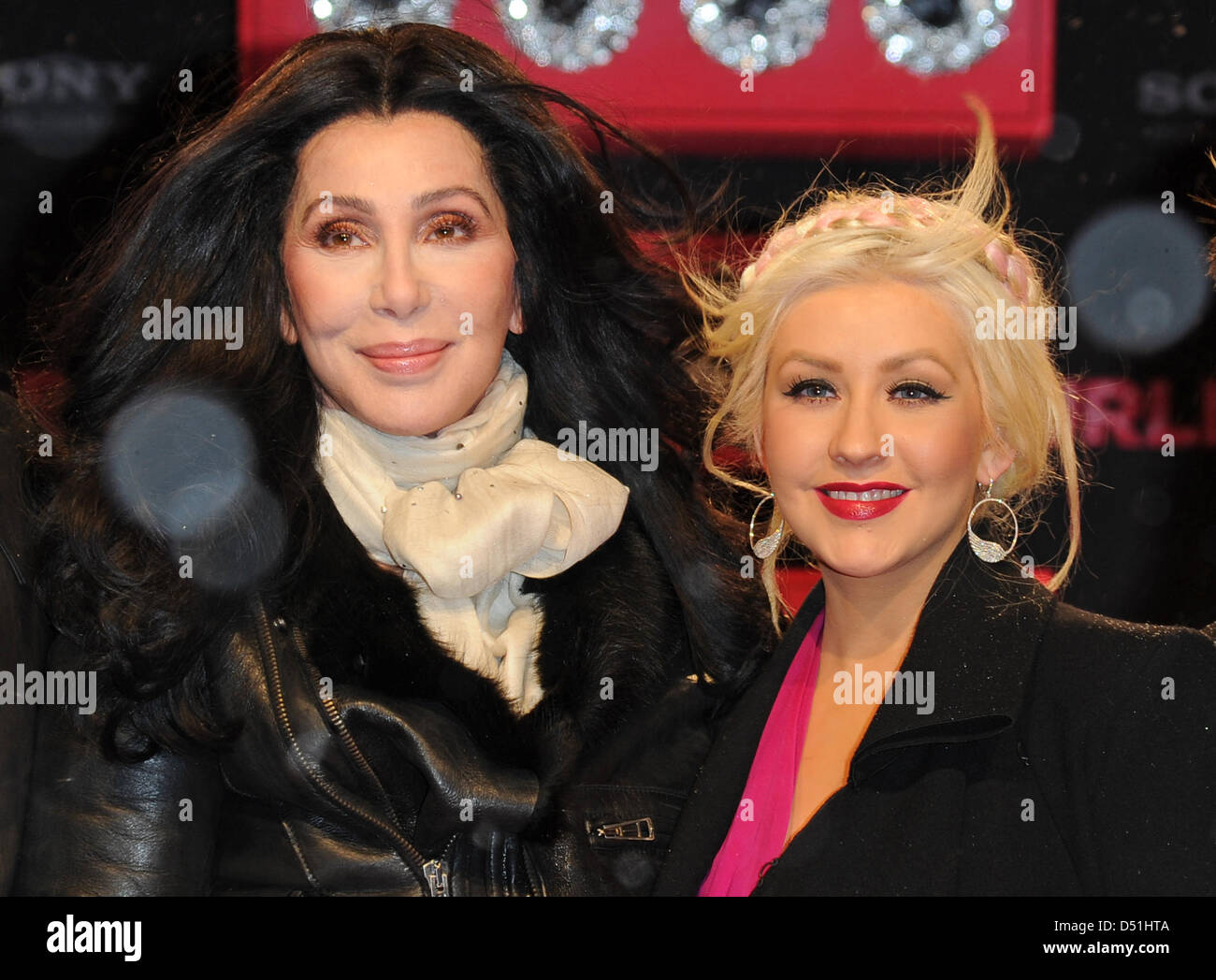 Christina Aguilera: 'Burlesque' Premiere with Cher!: Photo 2495871, Cher, Christina  Aguilera Photos