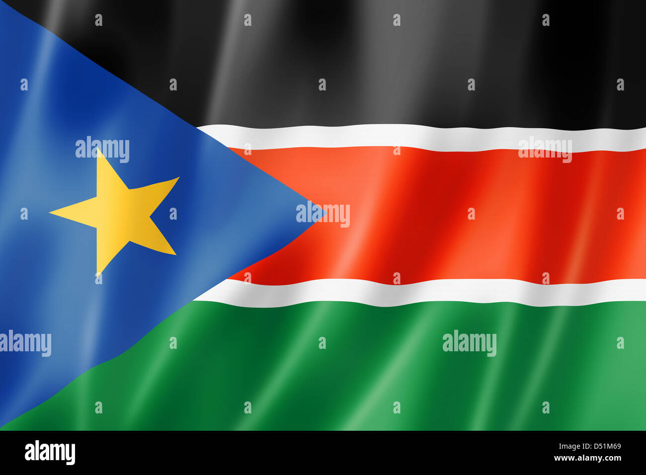 South sudan flag hi-res stock photography and images - Alamy