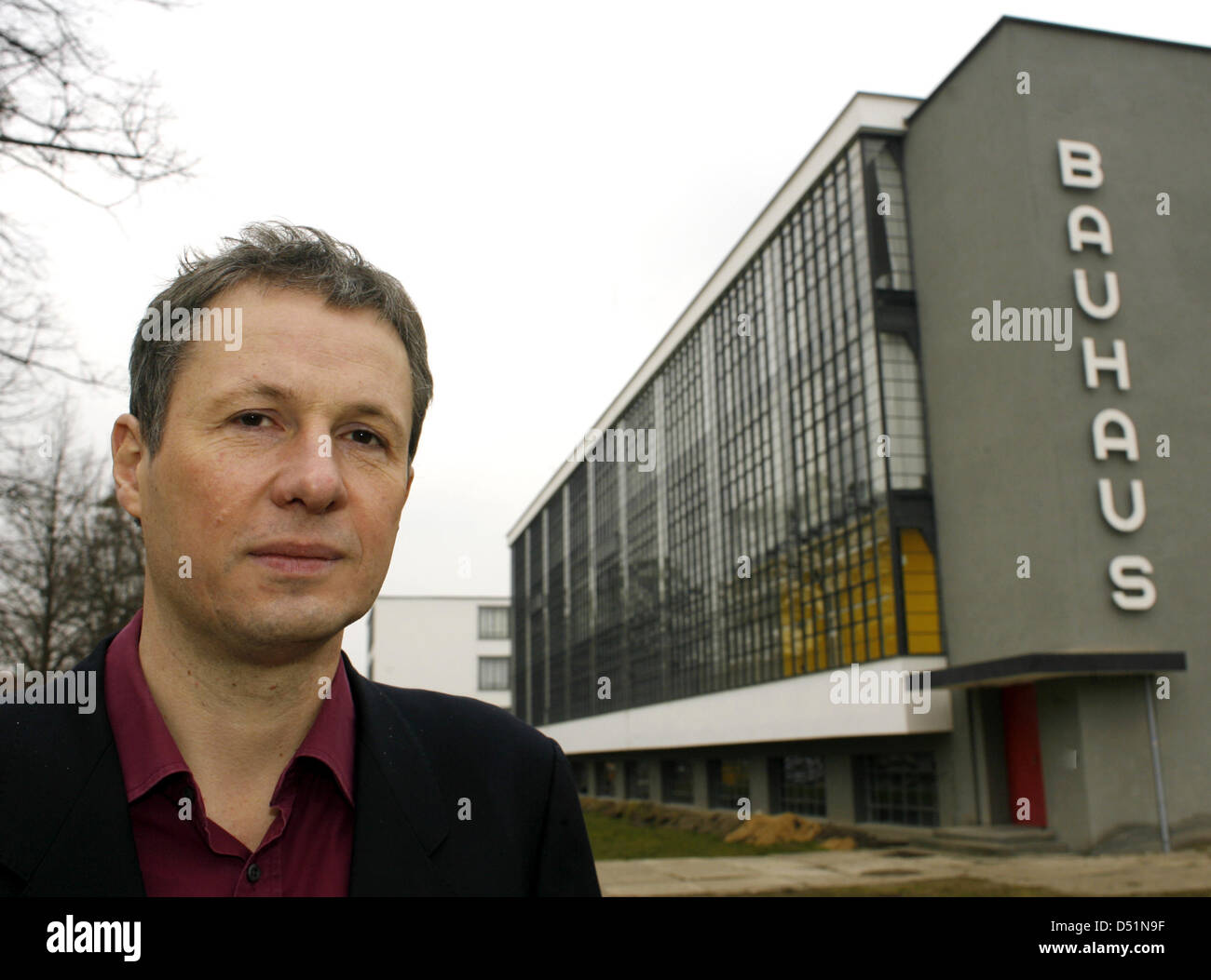 A file picture dated 5 March 2009 shows the director of the Bauhaus