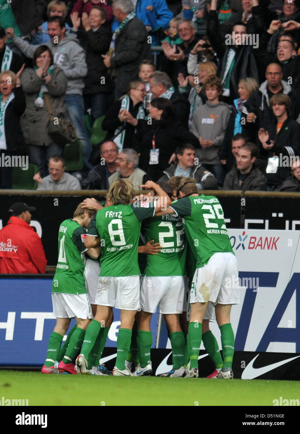 Fu Ball Bundesliga 6 Spieltag Werder Bremen Hamburger Sv Am Stock Photo Alamy