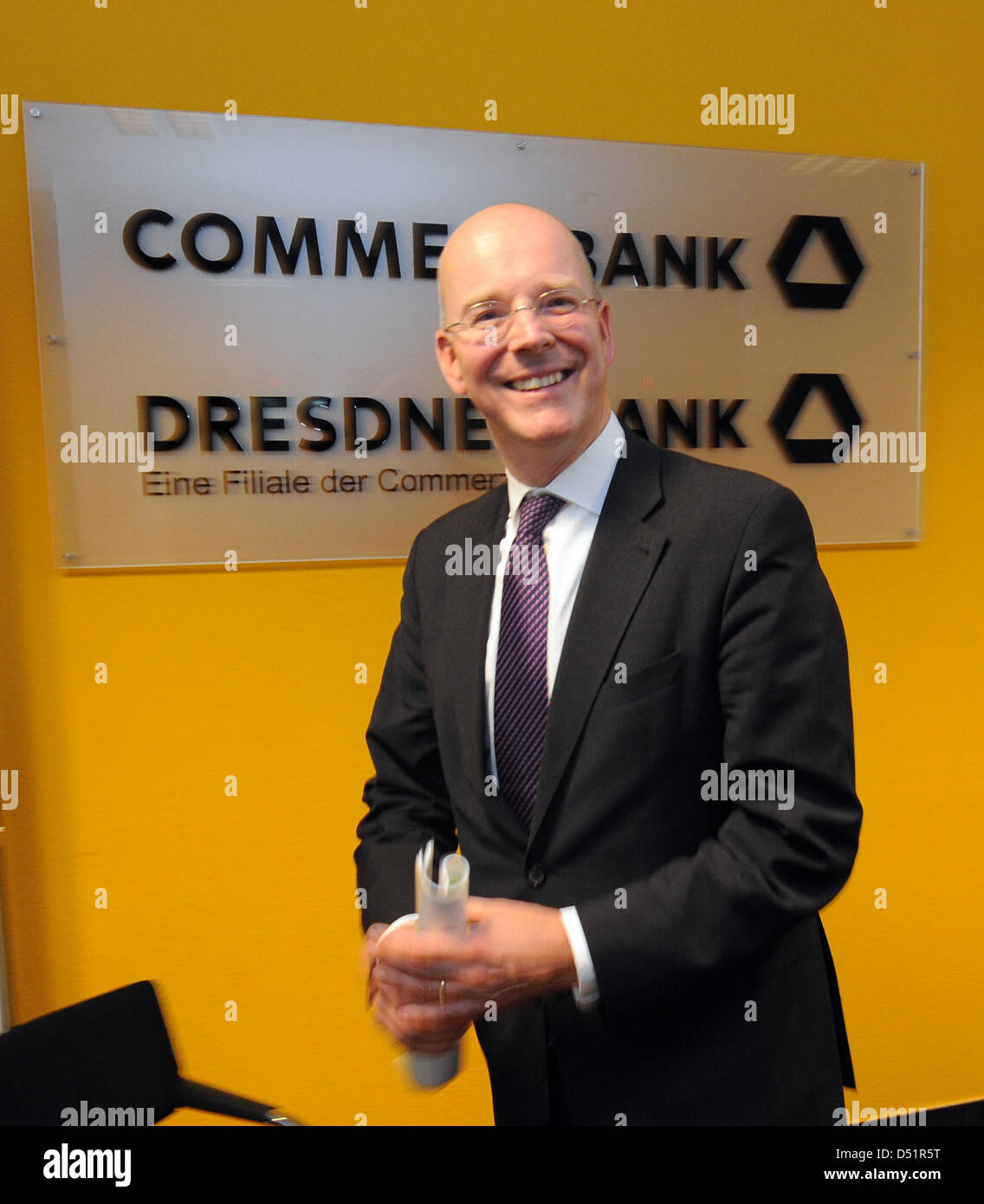 Commerzbank Ceo Martin Blessing Opens Commerzbank S One And Only Stock Photo Alamy