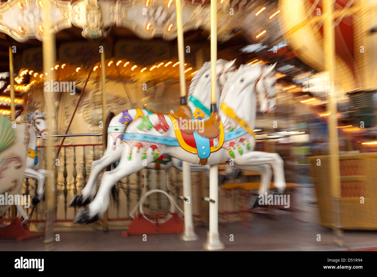 Carousel, Paris, France Stock Photo Alamy