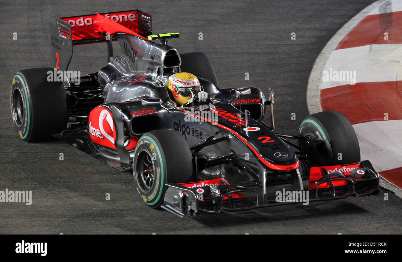 British driver Lewis Hamilton of McLaren Mercedes during