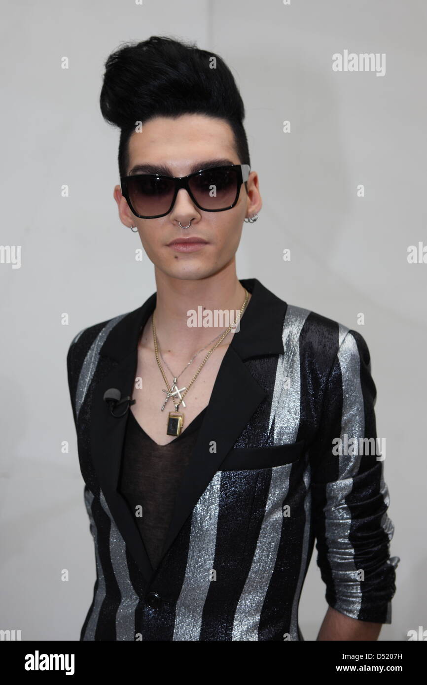 Bill Kaulitz, singer of the pop-band Tokio Hotel, attends the presentation  of the SpringSummer 2011 collection of Wunderkind by Wolfgang Joop during  Paris Pret A Porter in Paris, France, 6 October 2010.