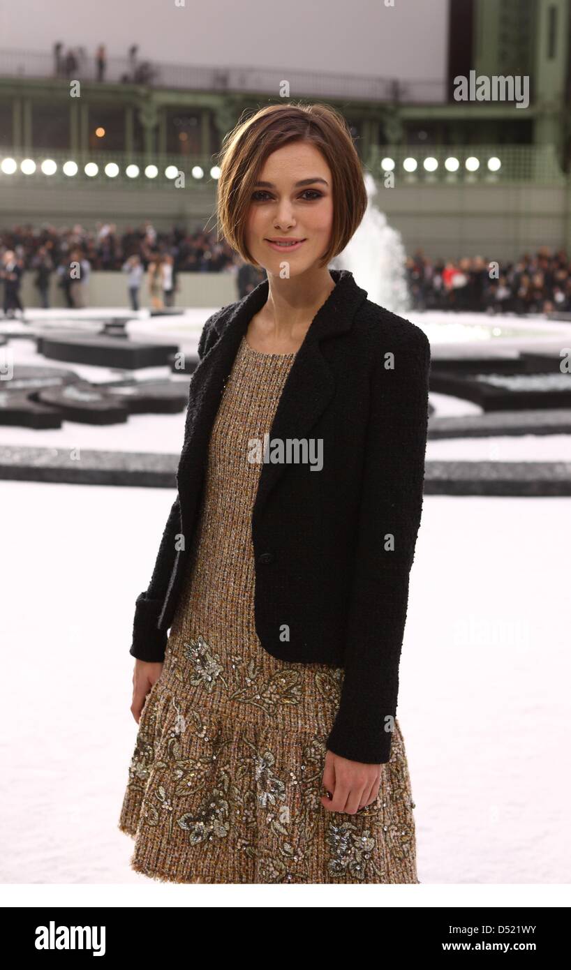 Keira Knightley arrives at Chanel s Cruise 2017 show at the Grand Palais in  Paris on May 3, Chanel Shares First Look at New 22 Bag