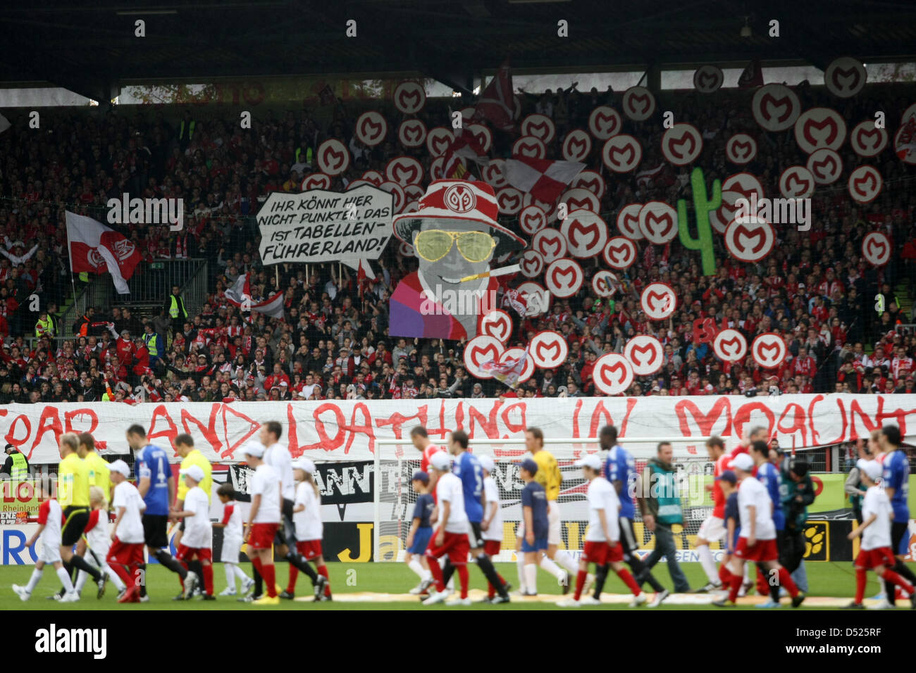 Mainz Fans Demonstrate Their Own Take On The Fear And Loathing In
