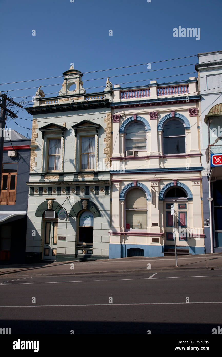Gympie CBD features a number of historical buildings from its founding days has a gold rush town Queensland Australia Stock Photo