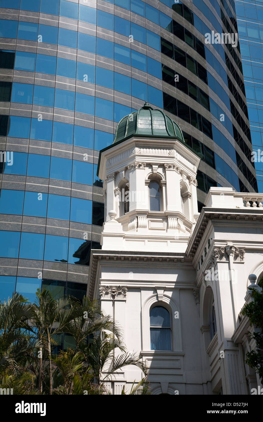 Built as a shipping office, Naldham House formed part of early Brisbane’s developing maritime trade Brisbane Qld Australia Stock Photo