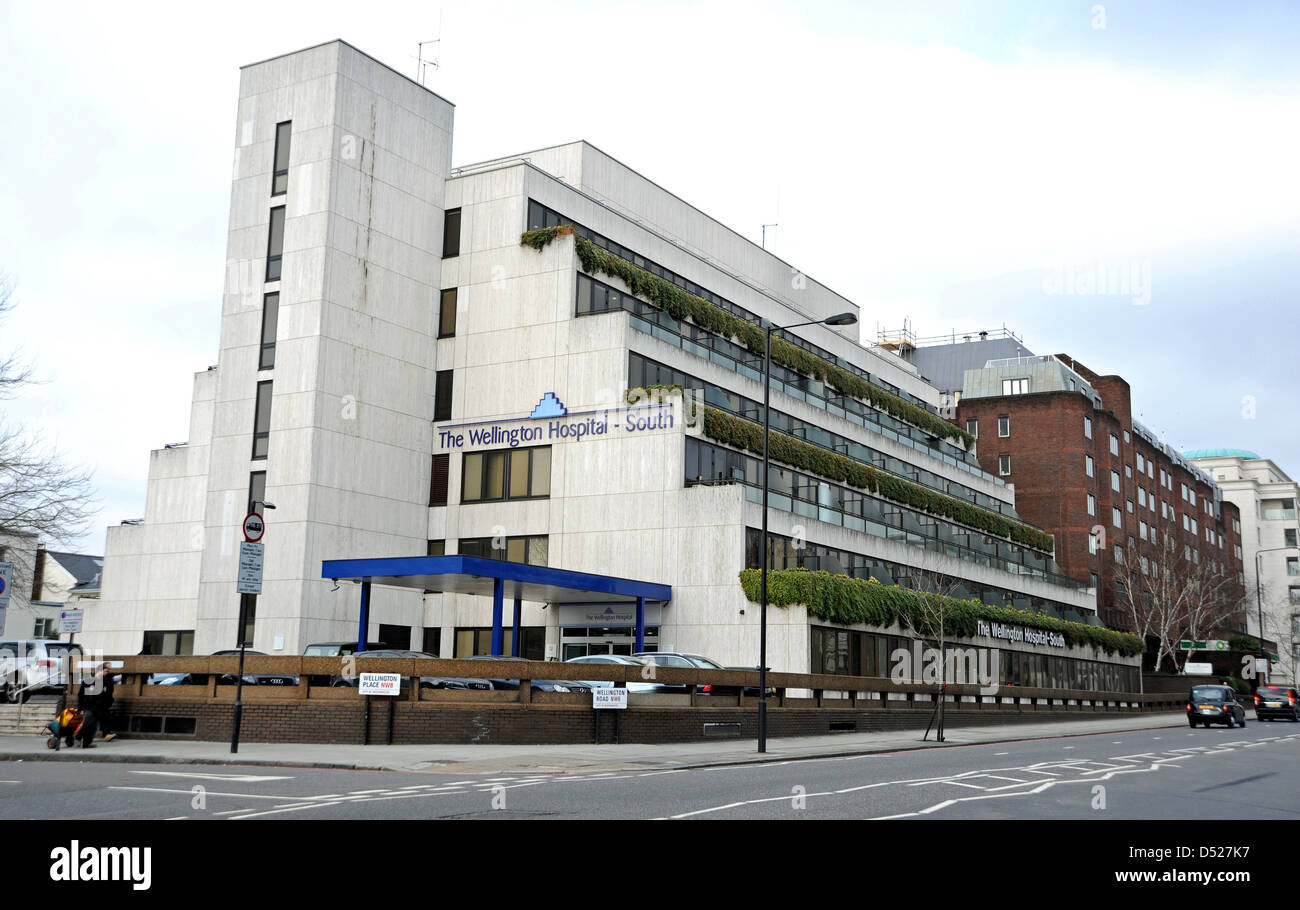 The Wellington Hospital South in St John's Wood London NW8 Stock Photo