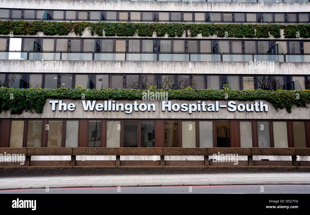The Wellington Hospital South in St John's Wood London NW8 Stock Photo