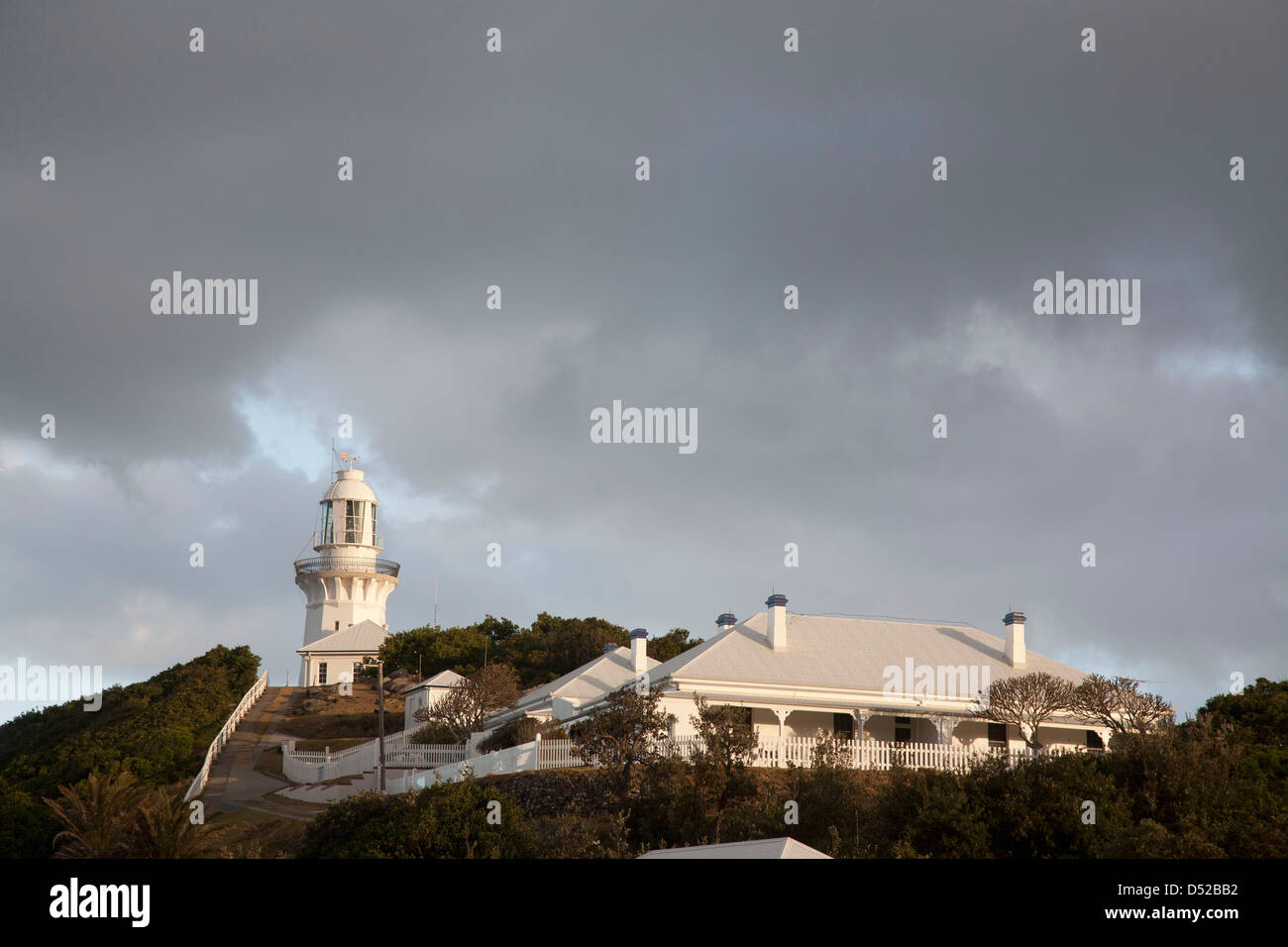 Smoky Cape Lighthouse and lighthouse keepers cottages , South West ...