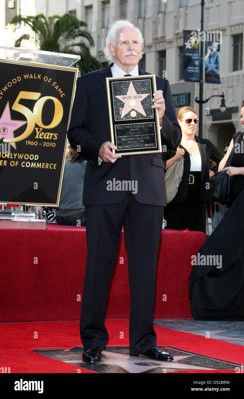Actor Bruce Dern attends the ceremony of the Dern family's (Laura Dern ...