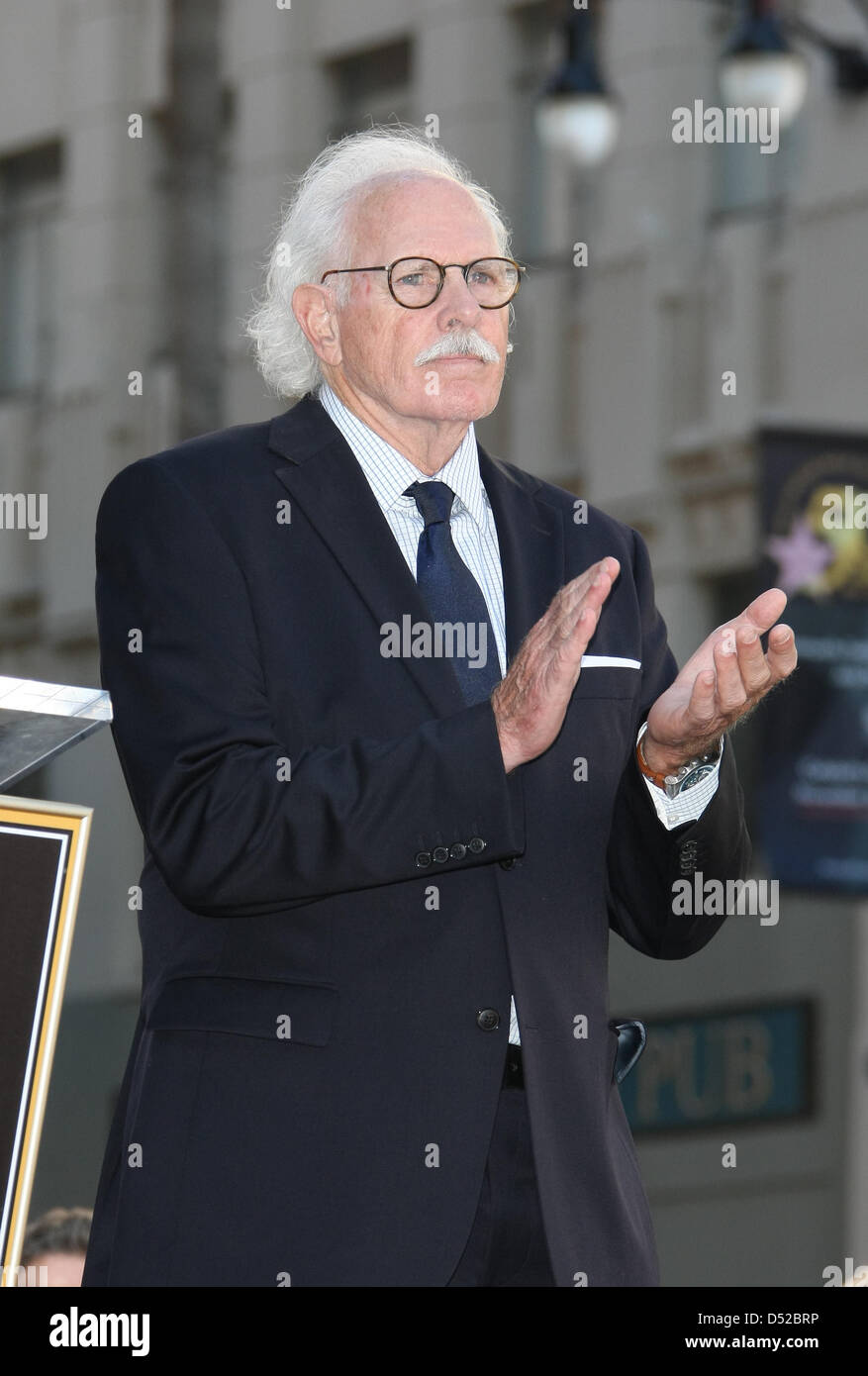 Actor Bruce Dern attends the ceremony of the Dern family's (Laura Dern ...
