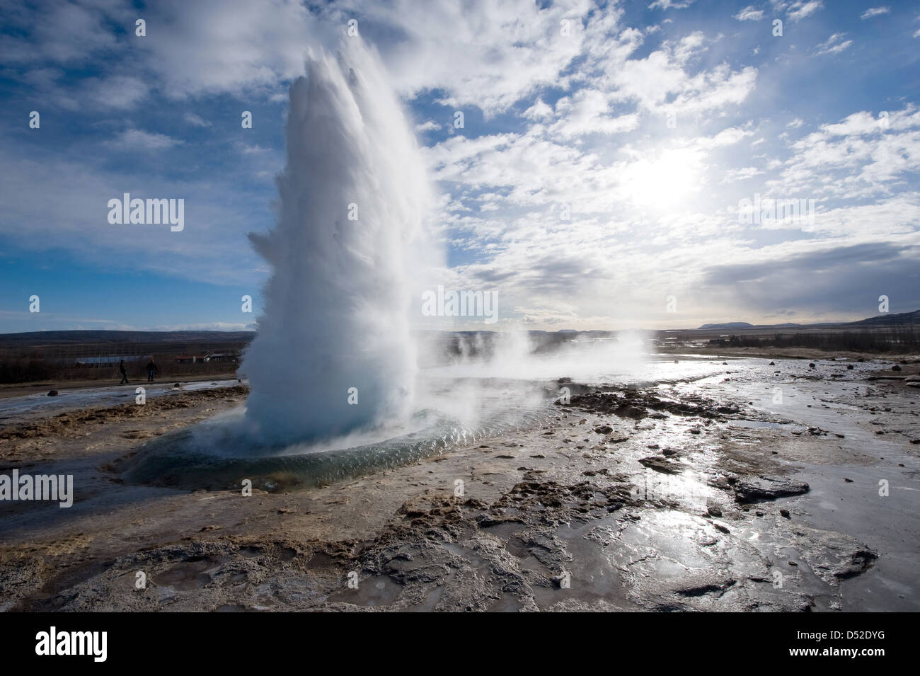 Strokkur geyser winter hi-res stock photography and images - Alamy