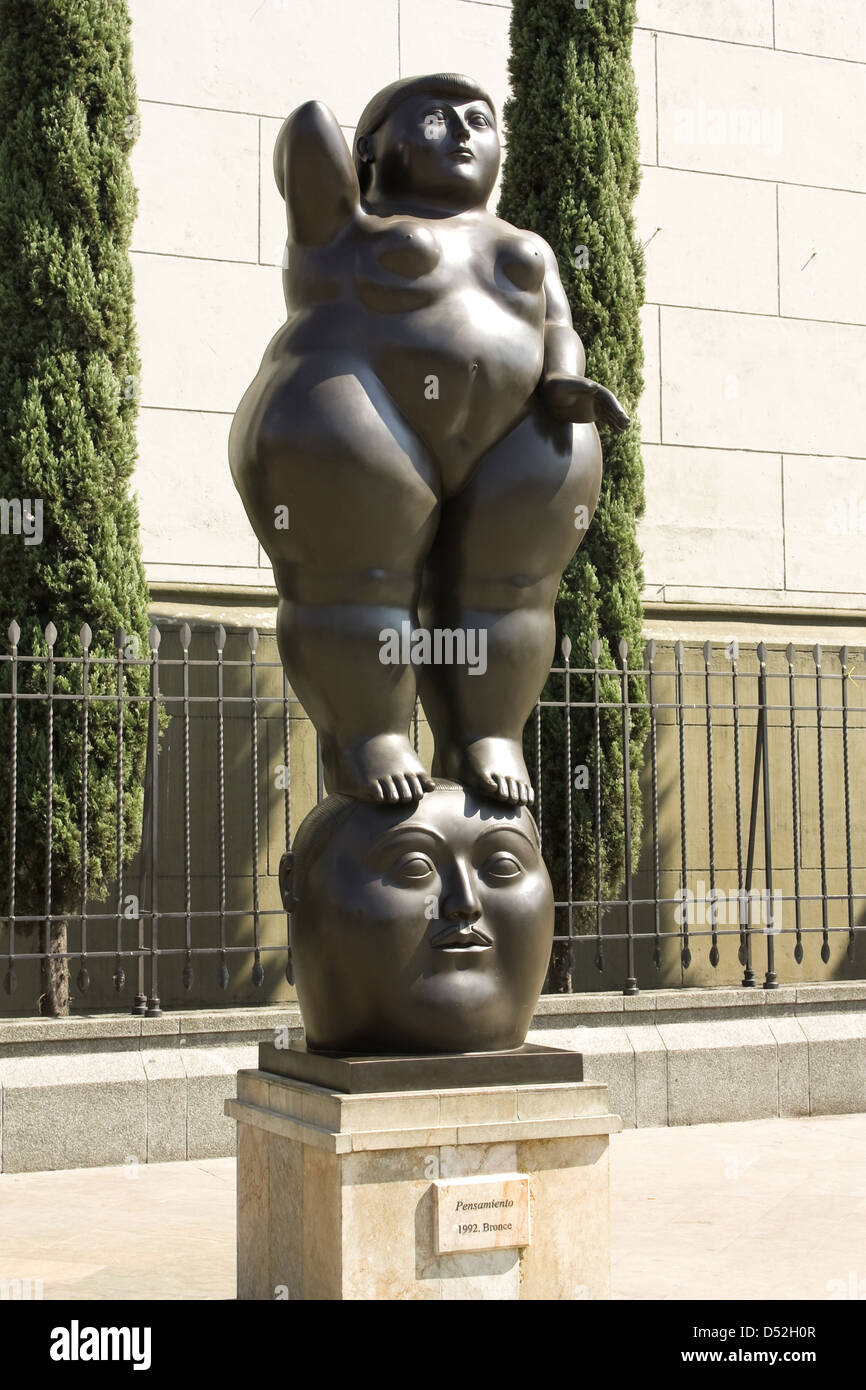 Outdoor Landscape Square Decor Casting Botero Bronze Fat, 43 OFF