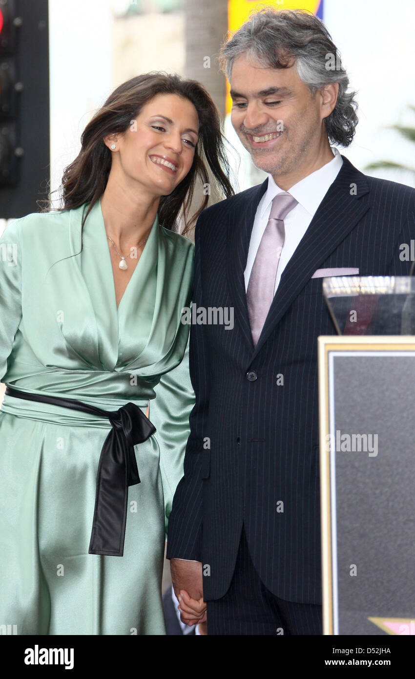 Andrea Bocelli, 60, cosies up to wife Veronica Berti, 35