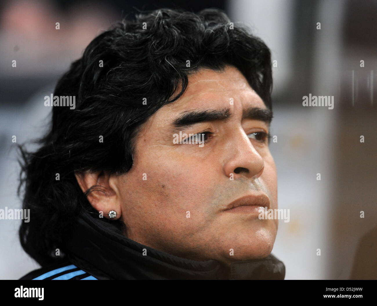 Diego Armando Maradona, head coach of Argentina's national team