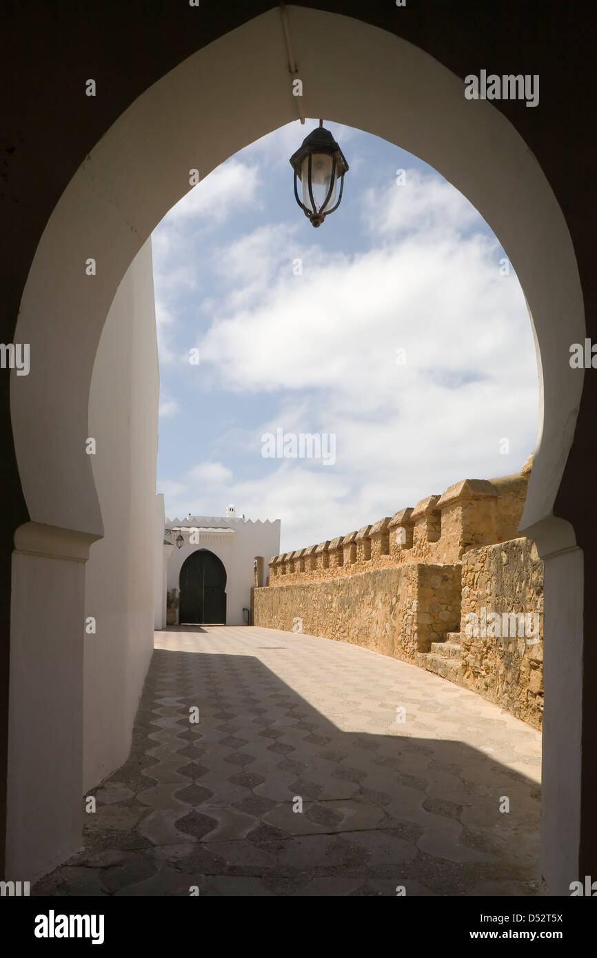 Asilah, Morocco. street view Stock Photo Alamy