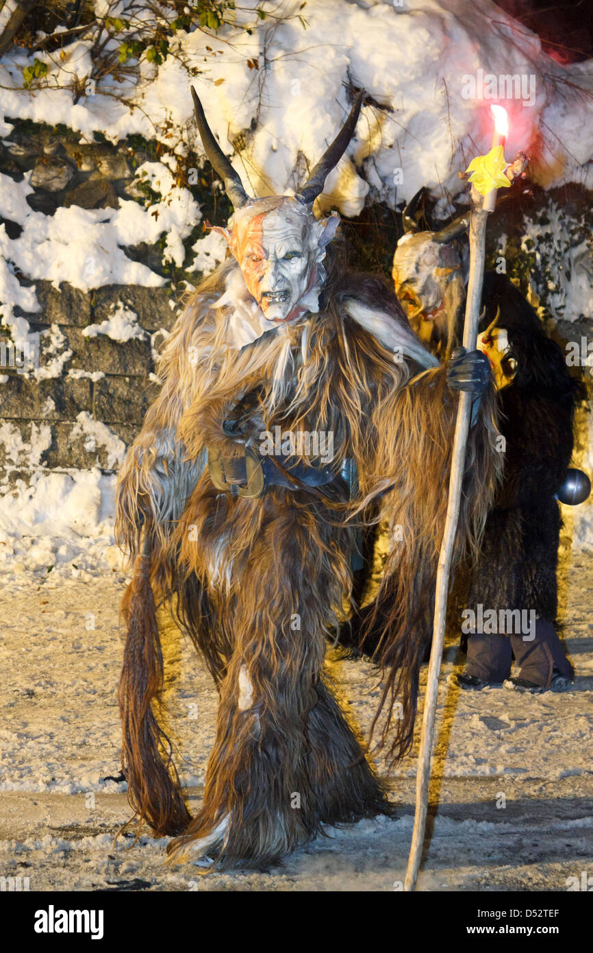 Radenthein, Austria, Krampus Radenthein Stock Photo