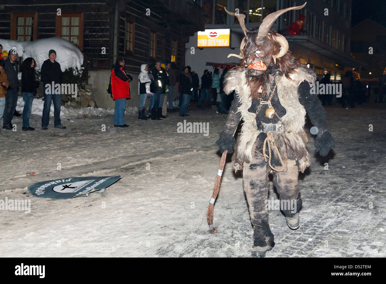 Radenthein, Austria, Krampus Radenthein Stock Photo