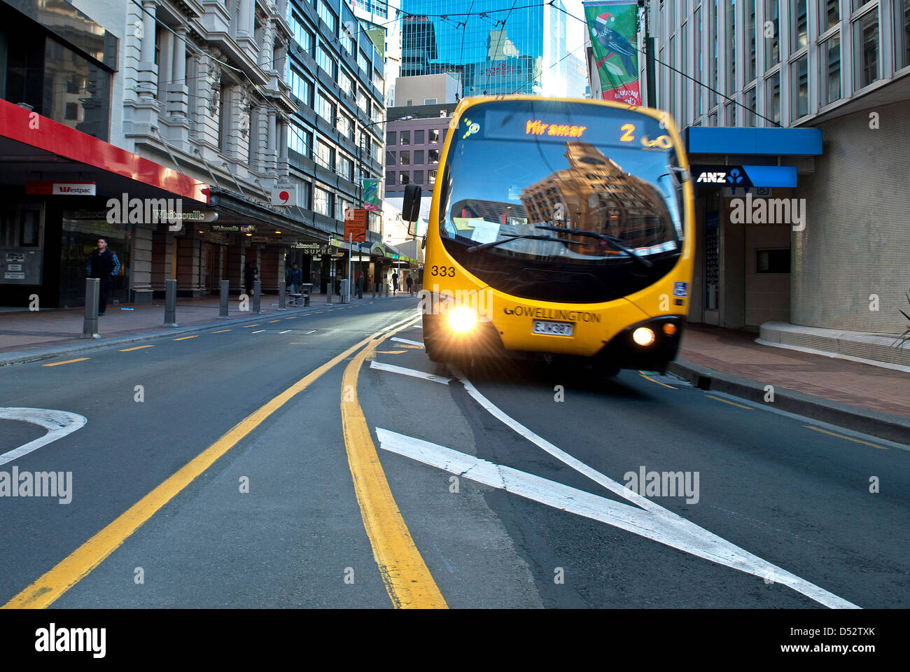 The fleet of GO Wellington yellow buses provide bus services throughout