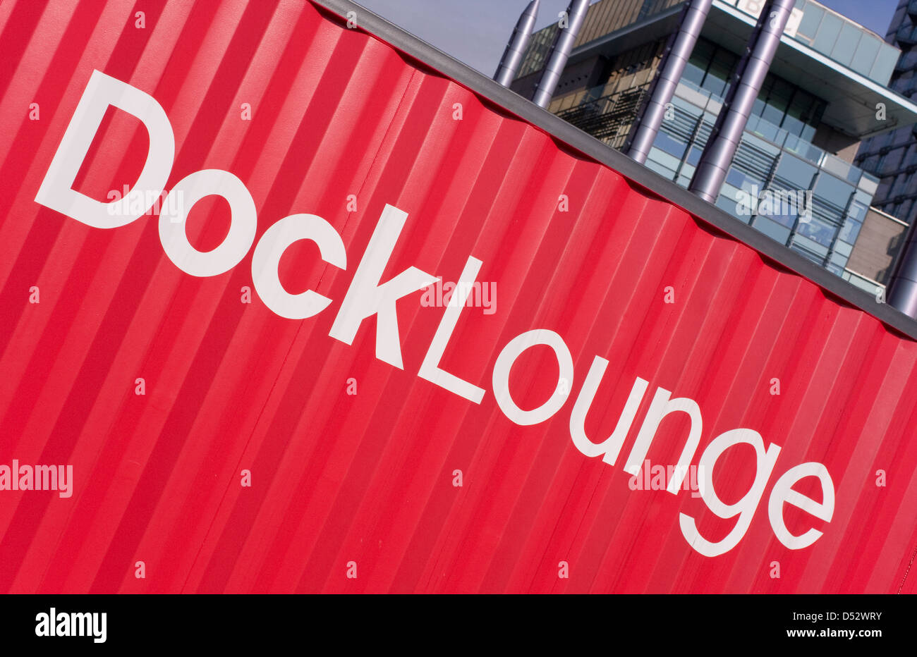 Dock Lounge MediaCityUK, Salford Stock Photo