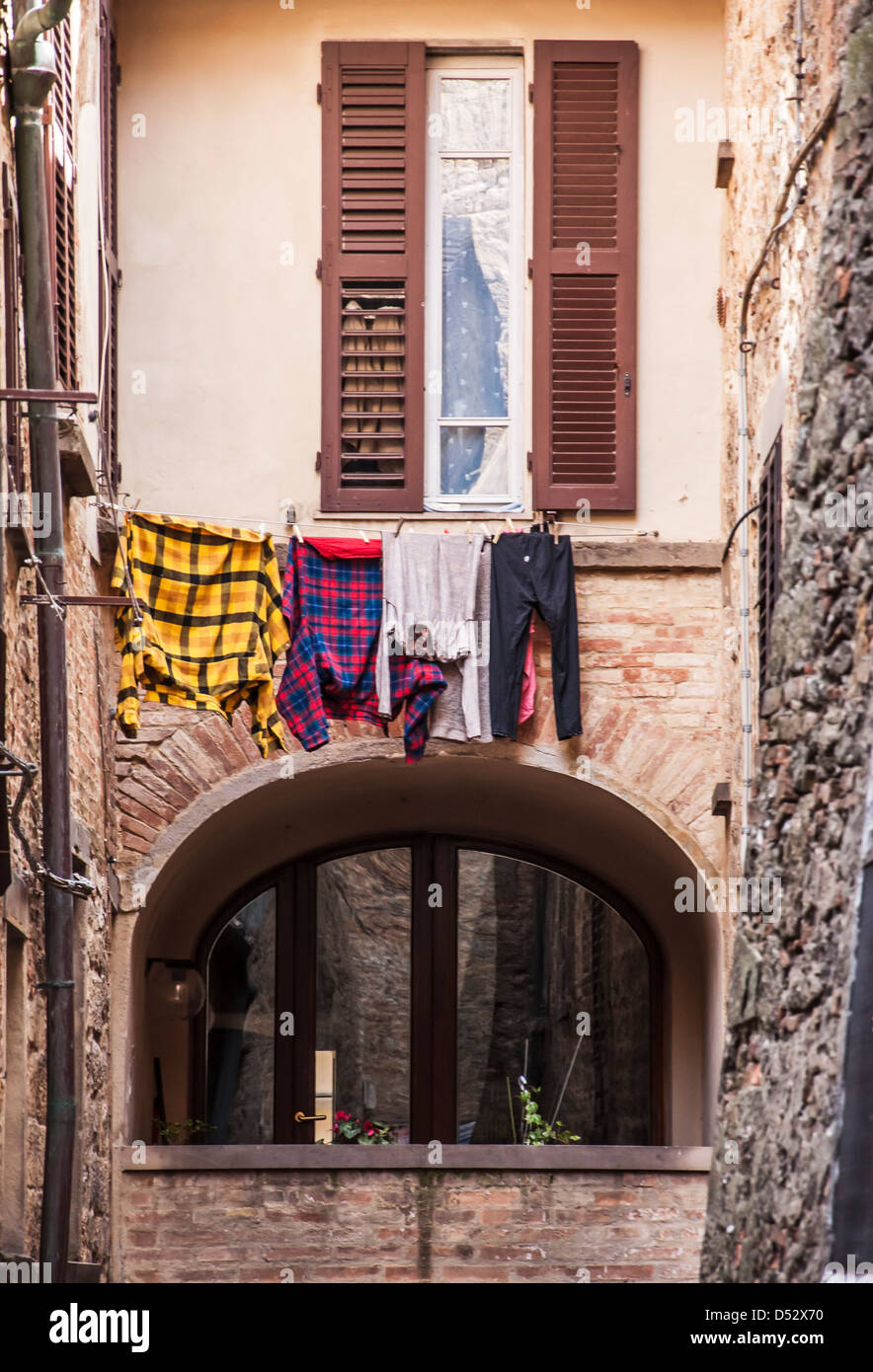 window's village in central italy Stock Photo