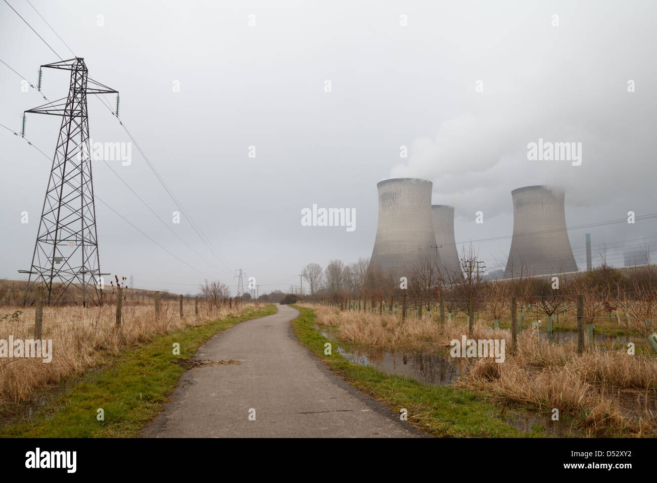 Didcot A power station in Oxfordshire Stock Photo