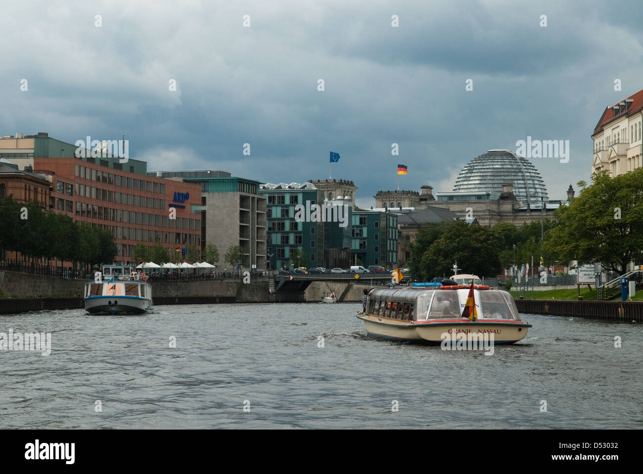 Berlin Riverside Berlin, riverside, Spree river Stock Photo - Alamy