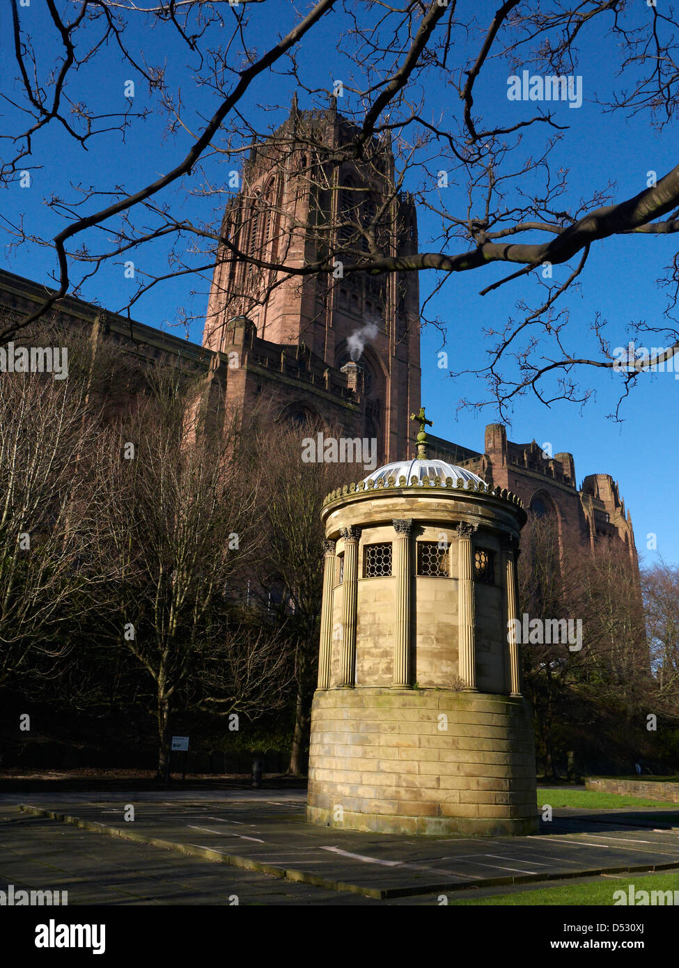 Huskisson monument in St James Gardens Liverpool UK Stock Photo Alamy