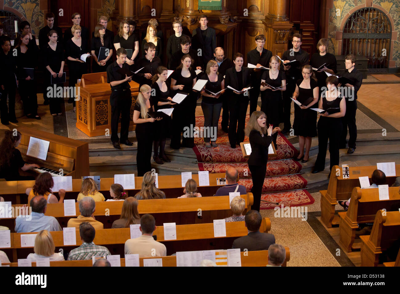Essen, Germany, Uebungsensemble choral conducting classes, Folkwang
