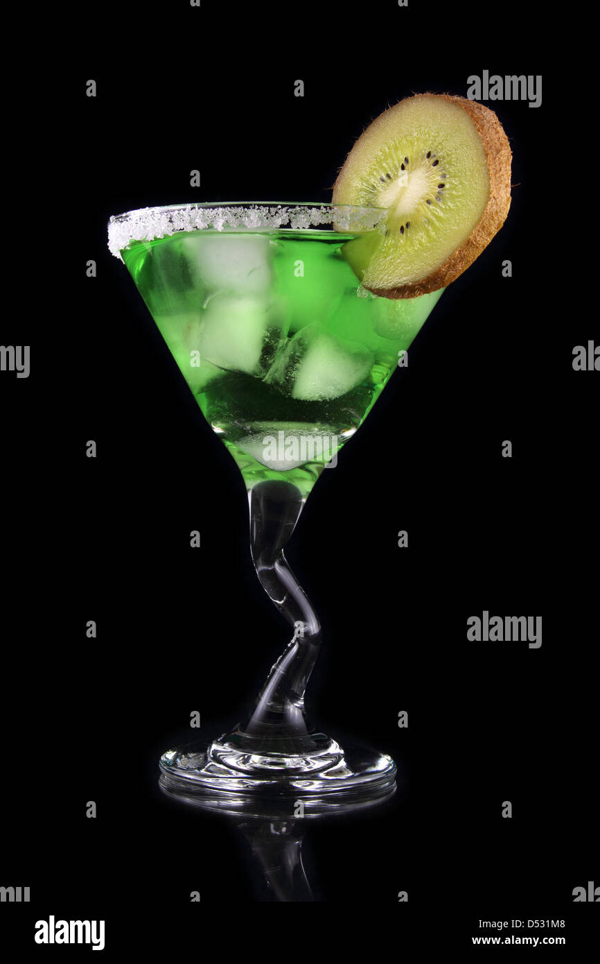 green martini drink Stock Photo Alamy