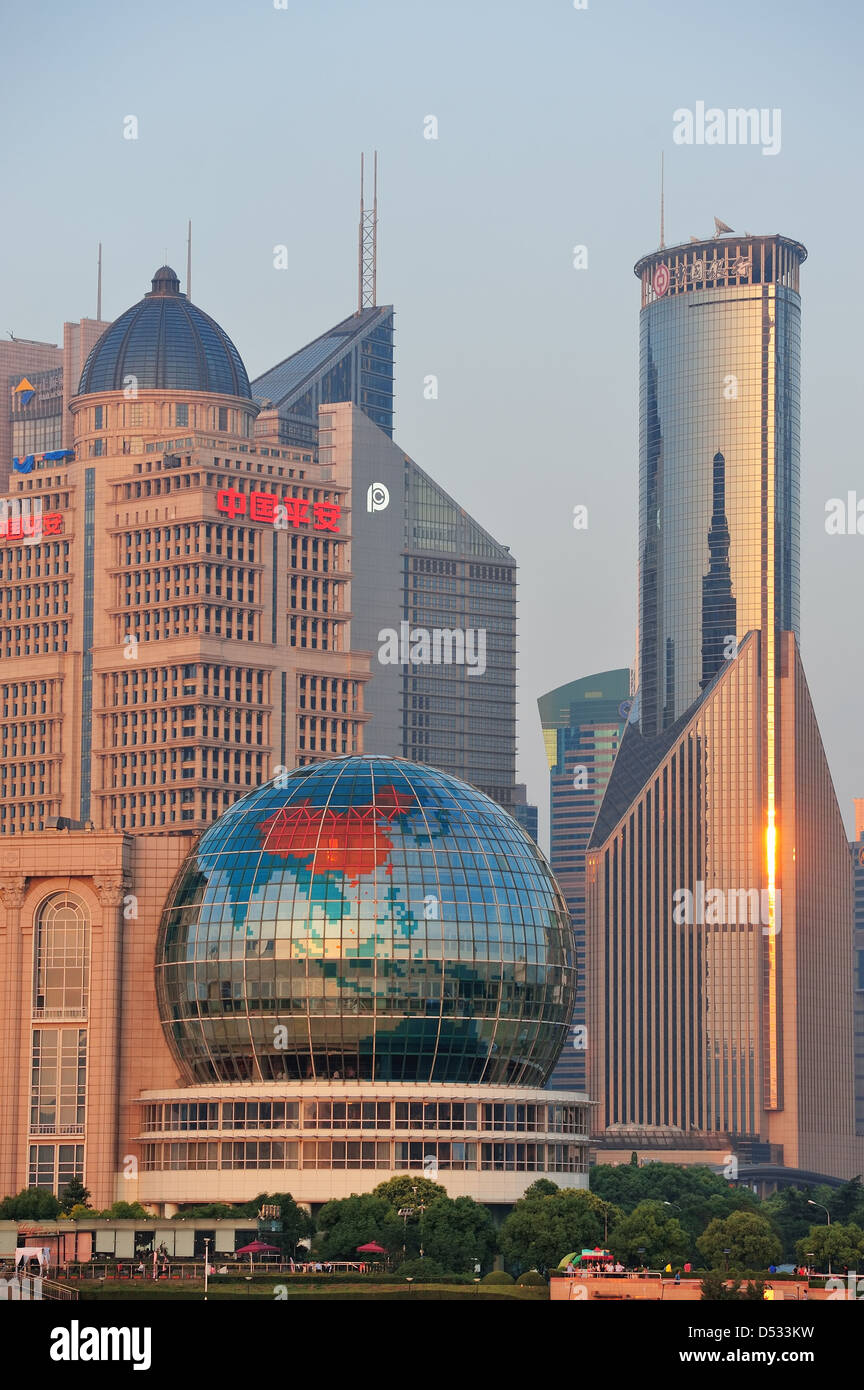 View of Urban architectures with city skyline Stock Photo - Alamy