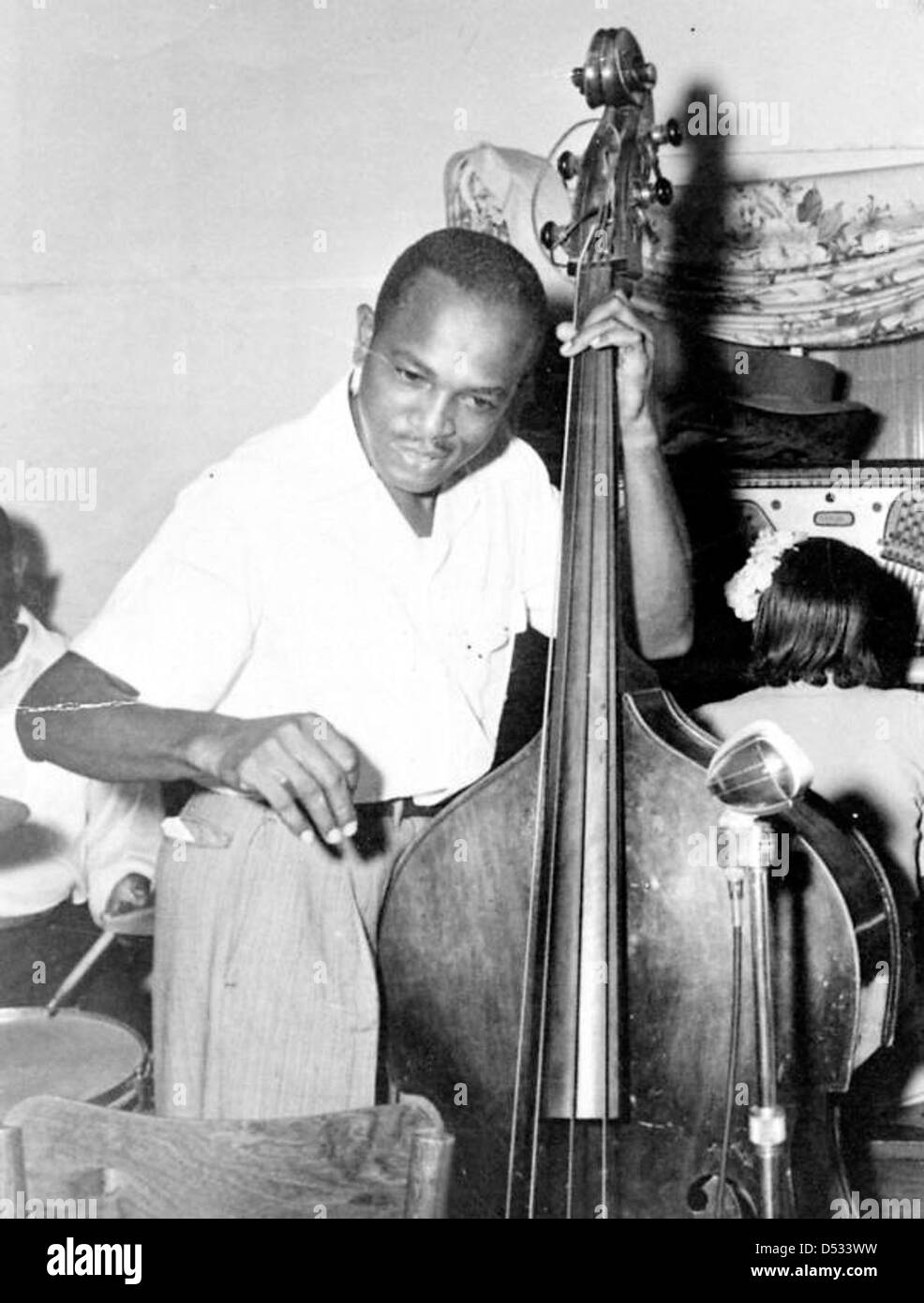 Jazz club 1950s Black and White Stock Photos & Images - Alamy