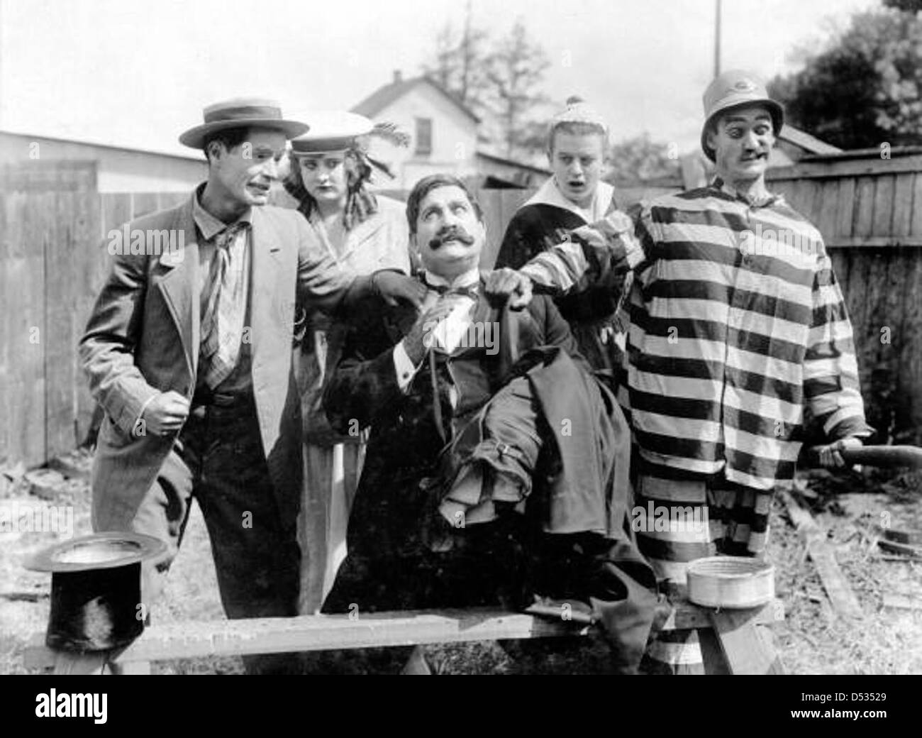 Motion picture scene (1916 Stock Photo Alamy