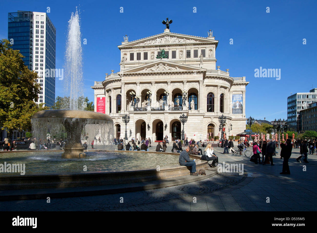 Frankfurt am Main, Germany, opera Stock Photo
