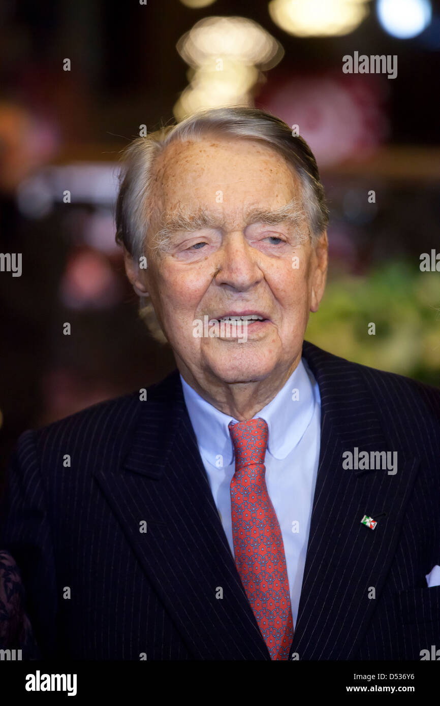 Essen, Germany, Berthold Beitz occasion of the awarding of the State