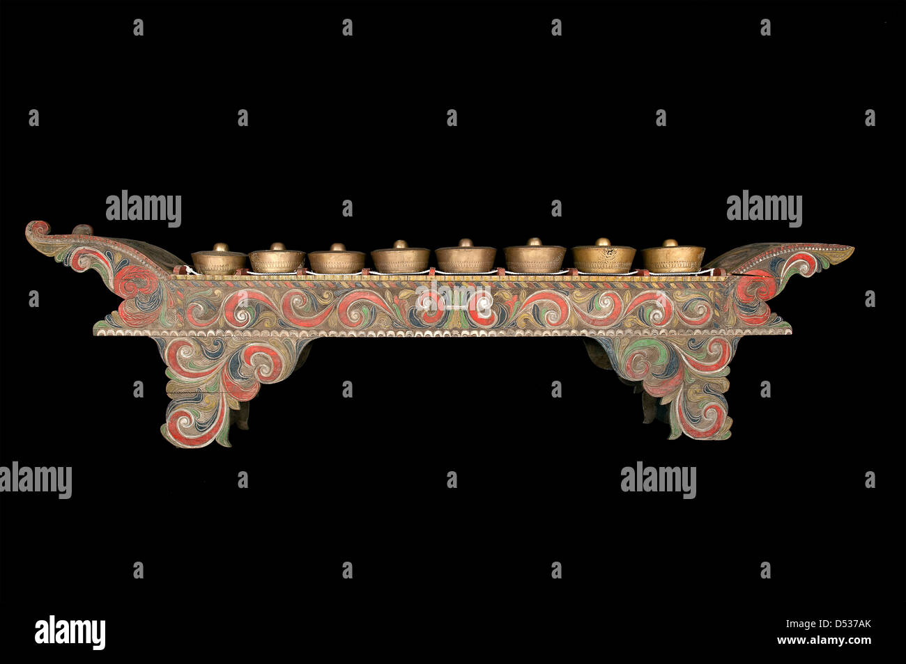 Southeast Asian Kulintang instrument. Stock Photo