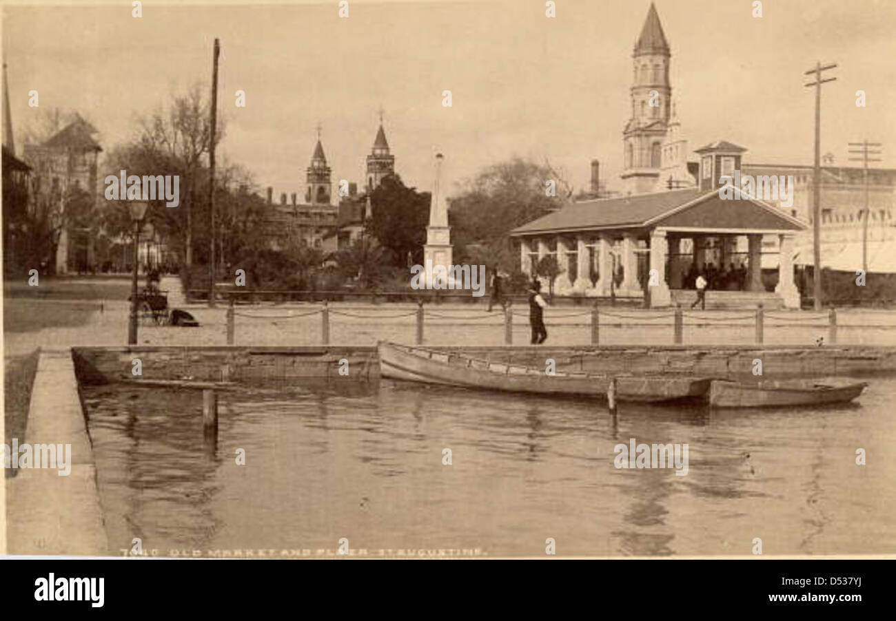 The Old Market in St. Augustine, Florida, historically known as the Old ...