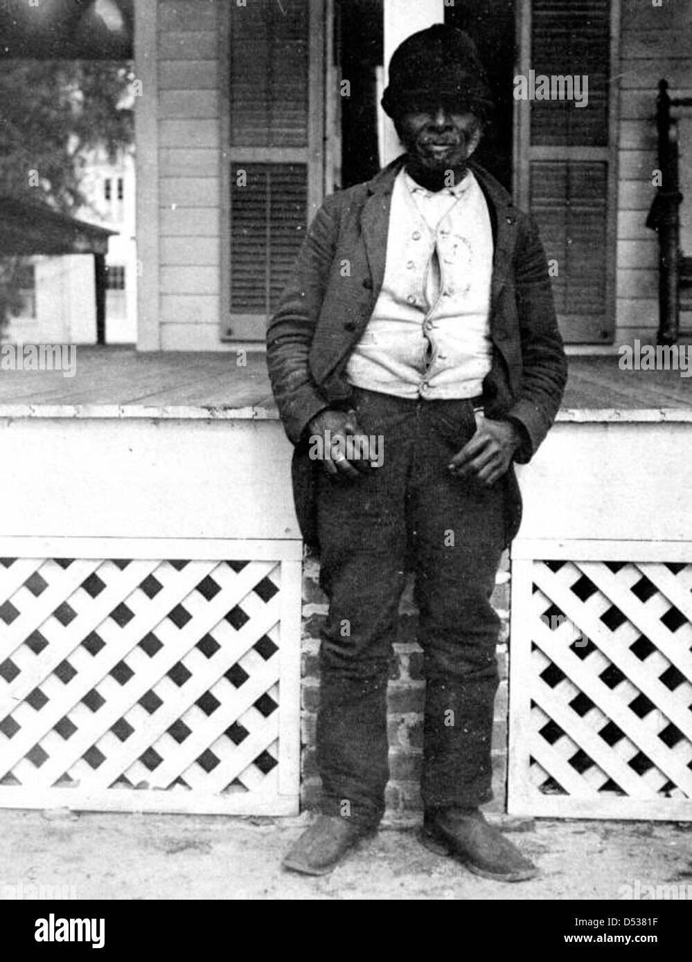 Former slave at Live Oak Plantation Leon County, Florida Stock Photo