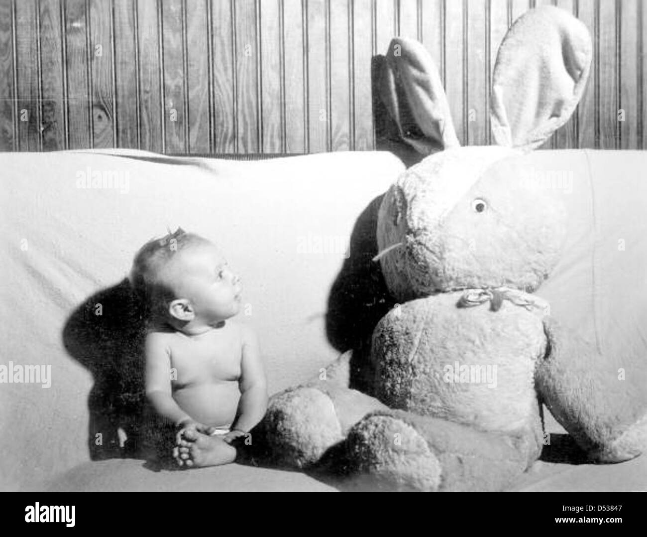 Sharon Monts-DeOca is seen holding the stuffed rabbit she received for ...